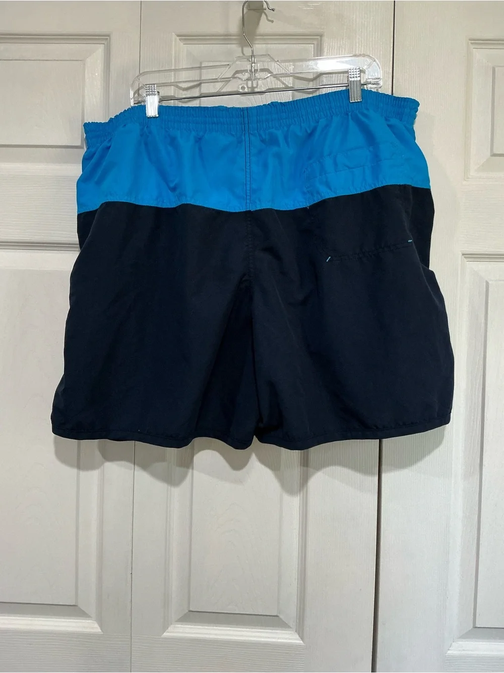 💙 Champion Men’s Two-Tone Blue Bathing Suit Swim Trunks - XXL (01258)